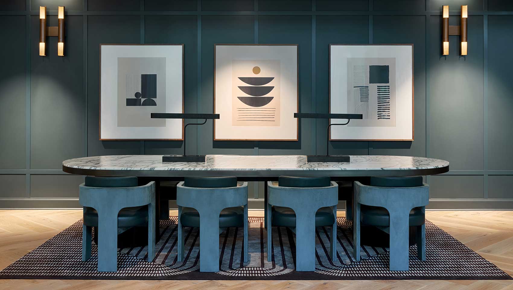 Kimpton Hotel Monaco Seattle Lobby Communal Table